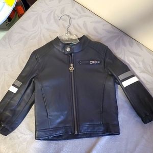 Boys faux leather jacket